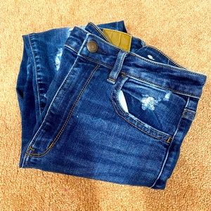 American Eagle Super Stretch Dark Blue Skinny Jeans